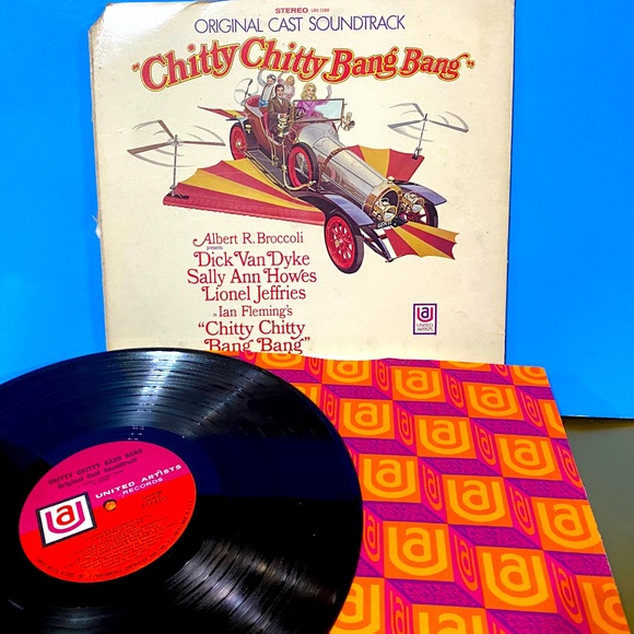 CHITTY CHITTY BANG BANG VTG 1965 ORIGINAL CAST SOUNDTRACK VINYL RECORD 12” RARE - Picture 12 of 15